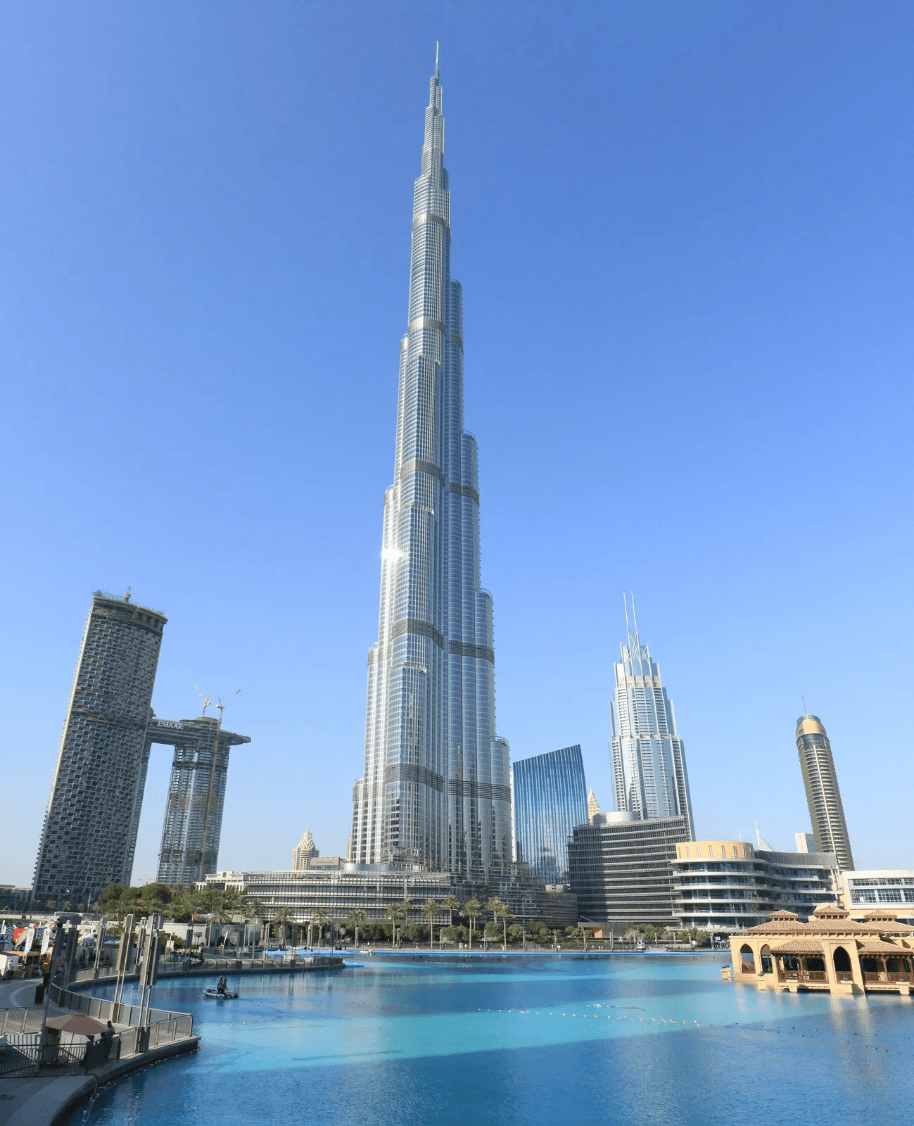 Dubai skyline with Burj Khalifa