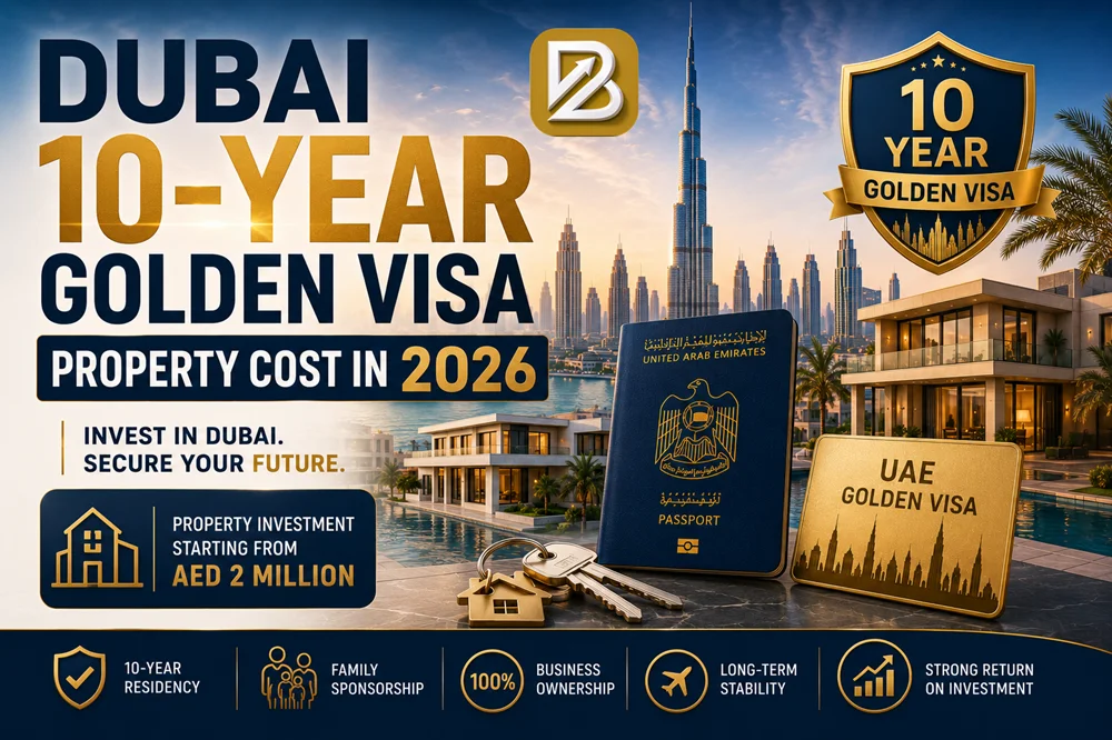 Dubai 10-Year Golden Visa Property Cost 2026: Full Guide