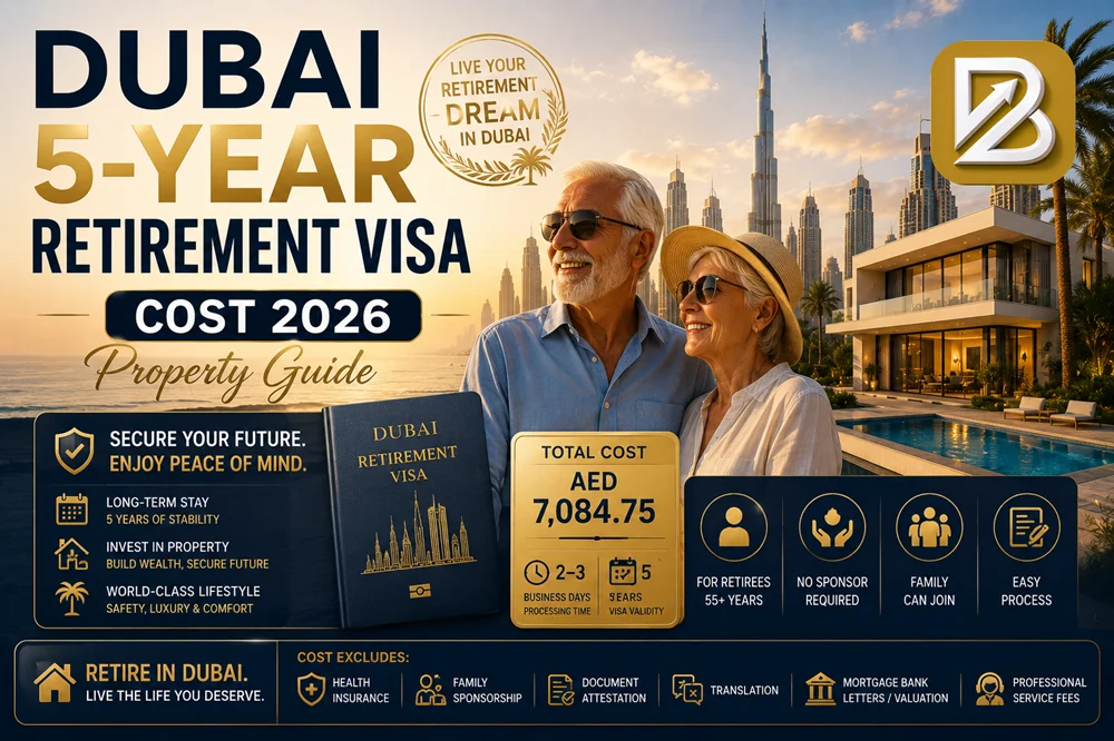 Dubai 5-Year Retirement Visa Cost 2026: Property Guide