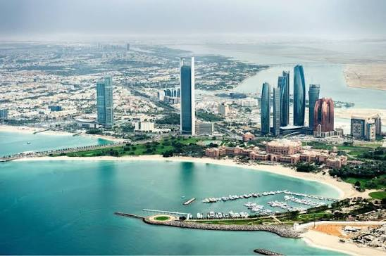 Abu Dhabi waterfront and skyline